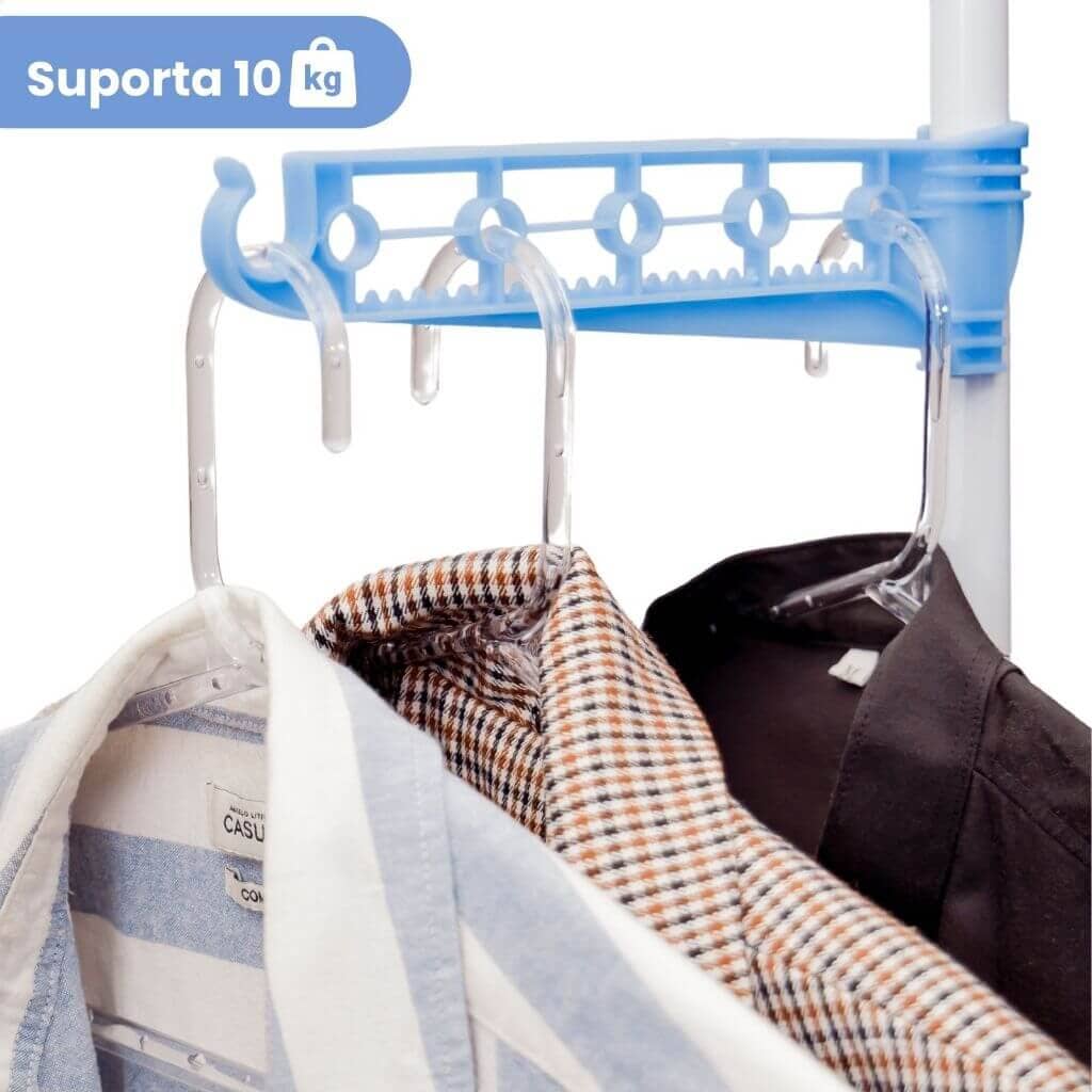 Varal De Chão Com 3 Andares Dobrável e Portátil Varal De Chão Com 3 Andares Dobrável e Portátil Design & Casa