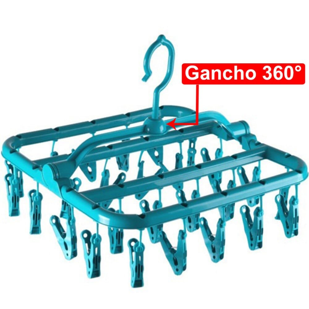 Varal de Roupa com 32 Grampos Varal de Roupa com 32 Grampos Design & CasaColeção Coi