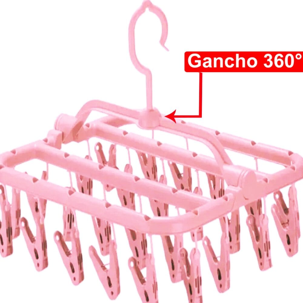 Varal de Roupa com 32 Grampos Varal de Roupa com 32 Grampos Design & CasaColeção Coi