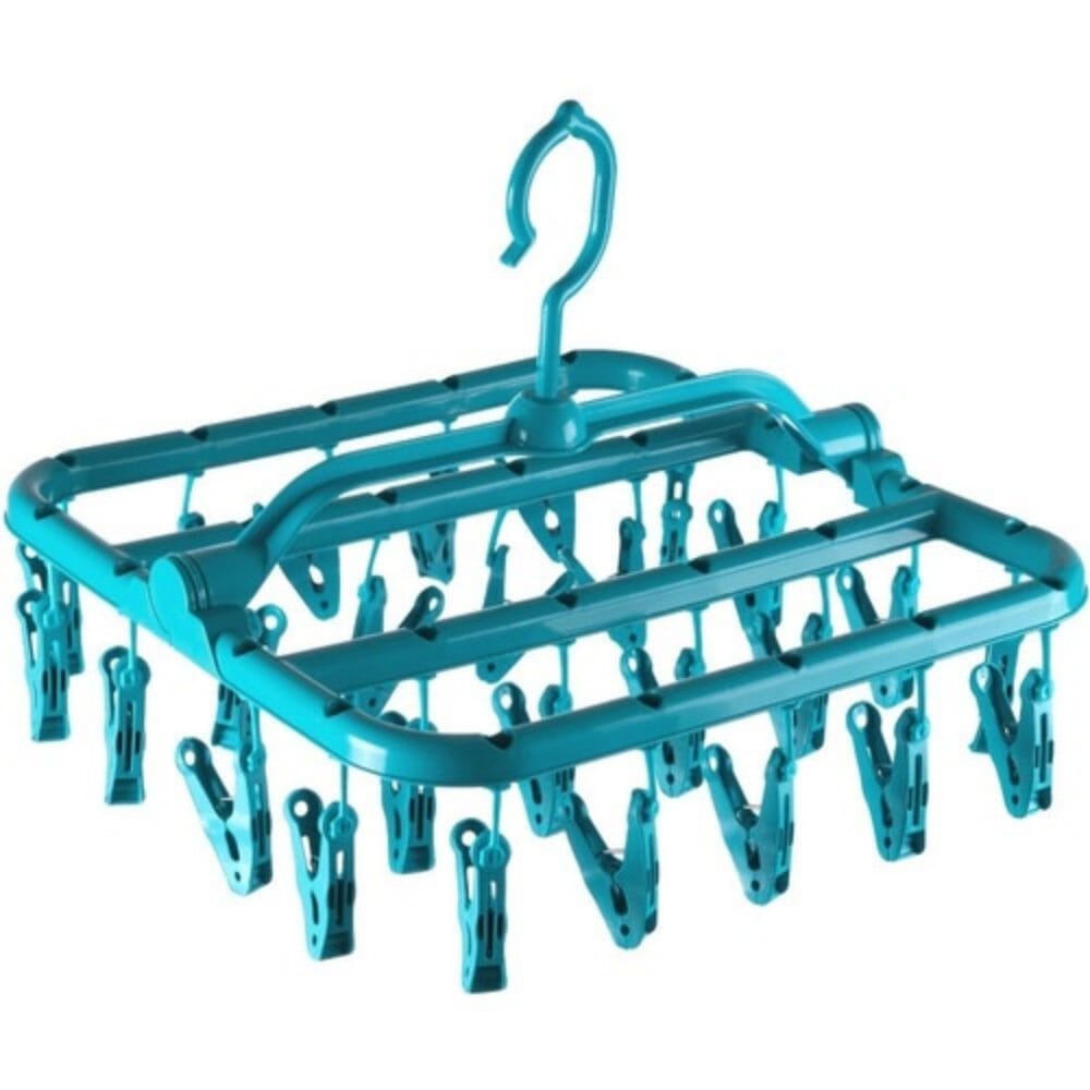 Varal de Roupa com 32 Grampos Varal de Roupa com 32 Grampos Design & CasaColeção Coi Azul
