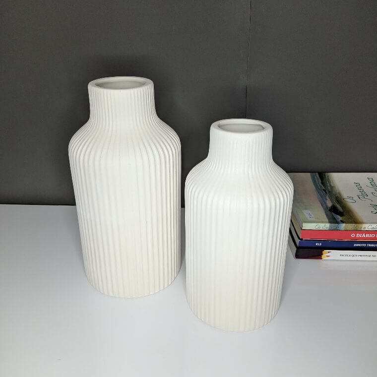 Vasos Decorativos de Cerâmica Fosca Vasos Decorativos de Cerâmica Fosca Design & Casa