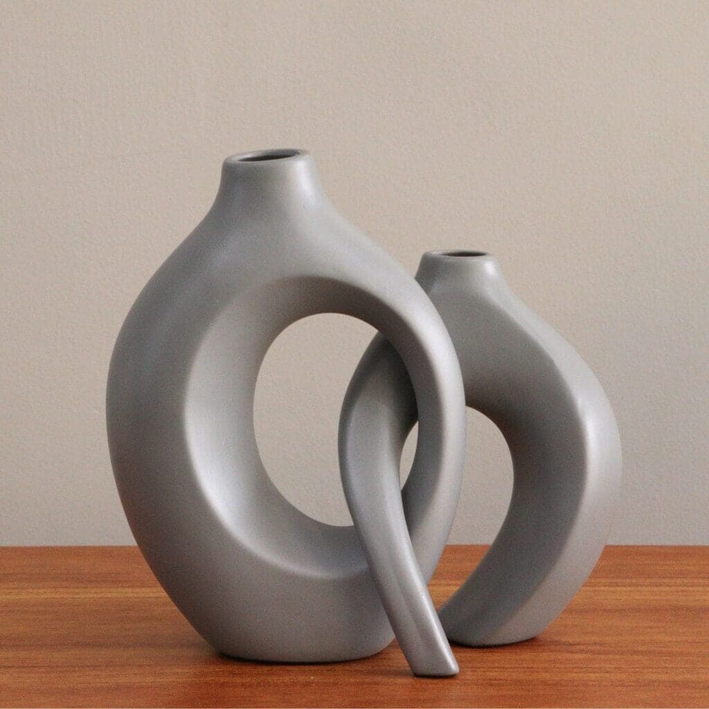 Vasos Decorativos em Cerâmica Vasos Decorativos em Cerâmica Design & Casa Cinza