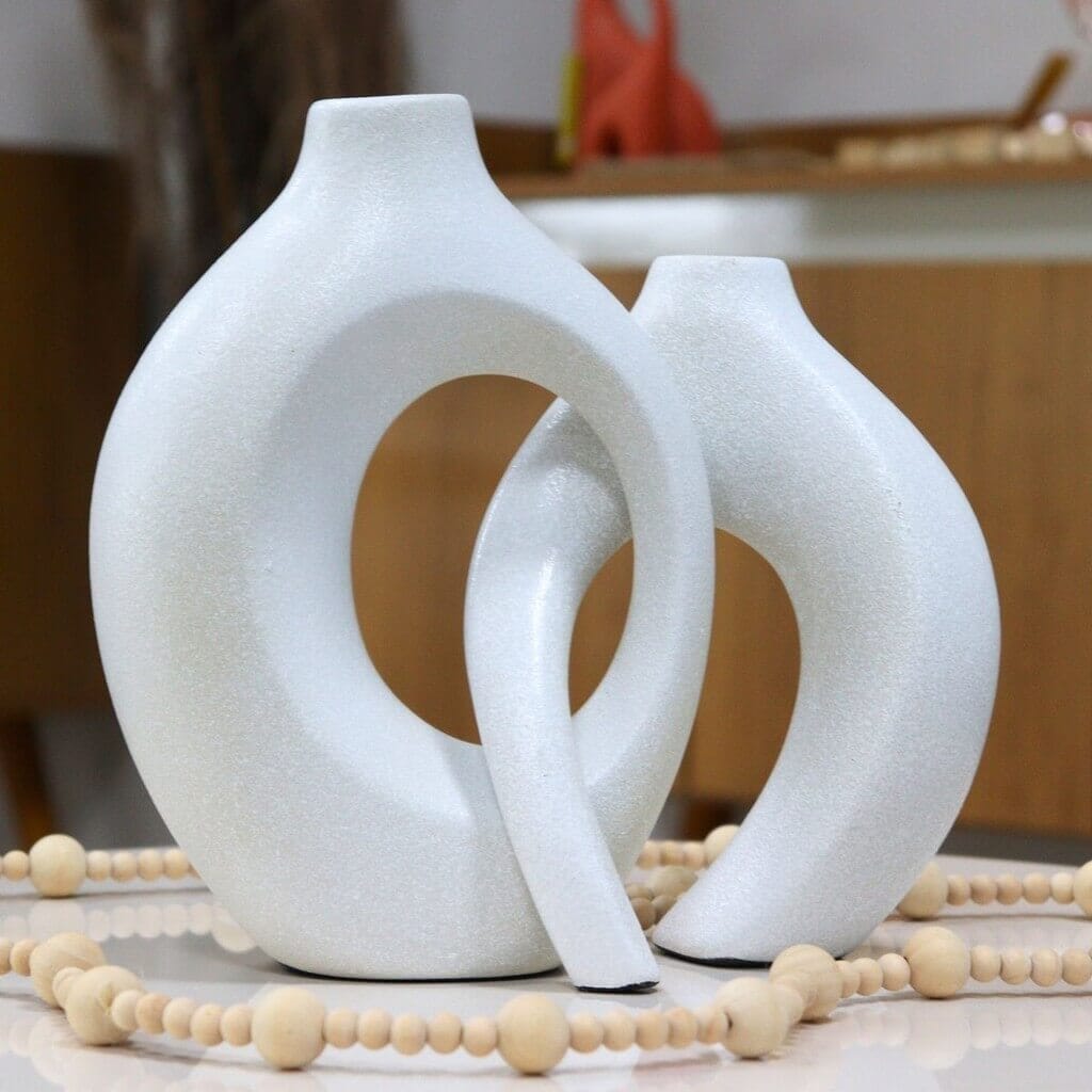 Vasos Decorativos em Cerâmica Vasos Decorativos em Cerâmica Design & Casa Texturizado