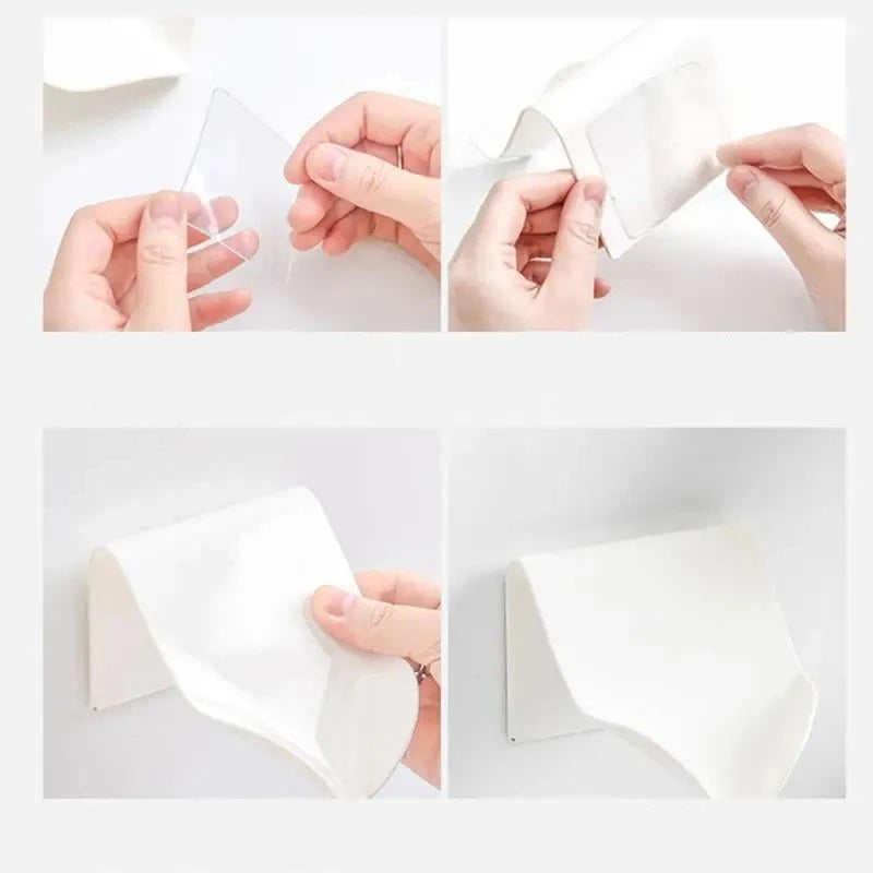 Wall Mounted Soap Dish Drain Soap Holder for Bathroom Self Adhesive Soap Dish Plastic Soap Container Bathroom Accessories Design & Casa