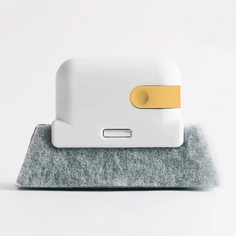 Window Cleaning Brush Windowsill Groove Deadend Cabinet Crevice Brush Removable Household Multifunctional Cleaning Tools Design & Casa G571C yellow
