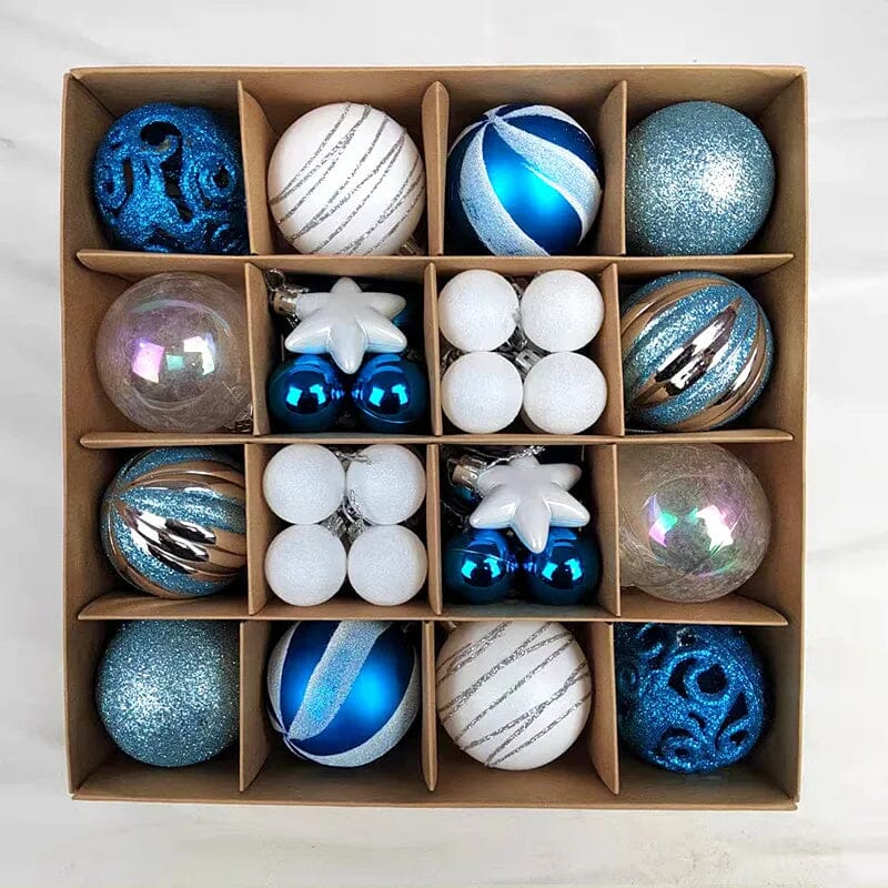 Bolas de Natal Variadas - Kit com 44 Unidades Natal 08 - Bolas de Natal Variadas - Kit com 44 Unidades Design & Casa Azul