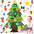 DIY Felt Christmas Tree Christmas Decoration for Home Navidad 2022 New Year Christmas Ornaments Santa Claus Xmas Kids Gifts Design & Casa