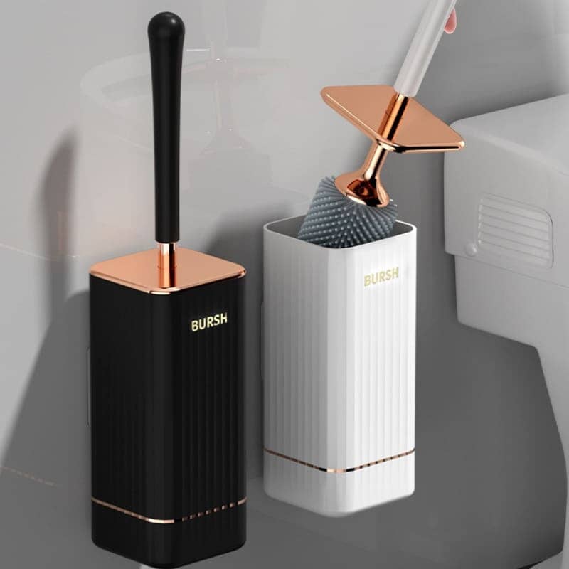 Escova Sanitária Silicone com Suporte Polihousi Escova Sanitária Silicone com Suporte Polihousi Design & Casa