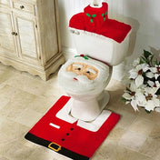 New Cute Christmas Toilet Seat Covers Creative Santa Claus Bathroom Mat Xmas Supplies for Home New Year Navidad Gift Decoration Design & Casa Santa Claus SET Czech Republic