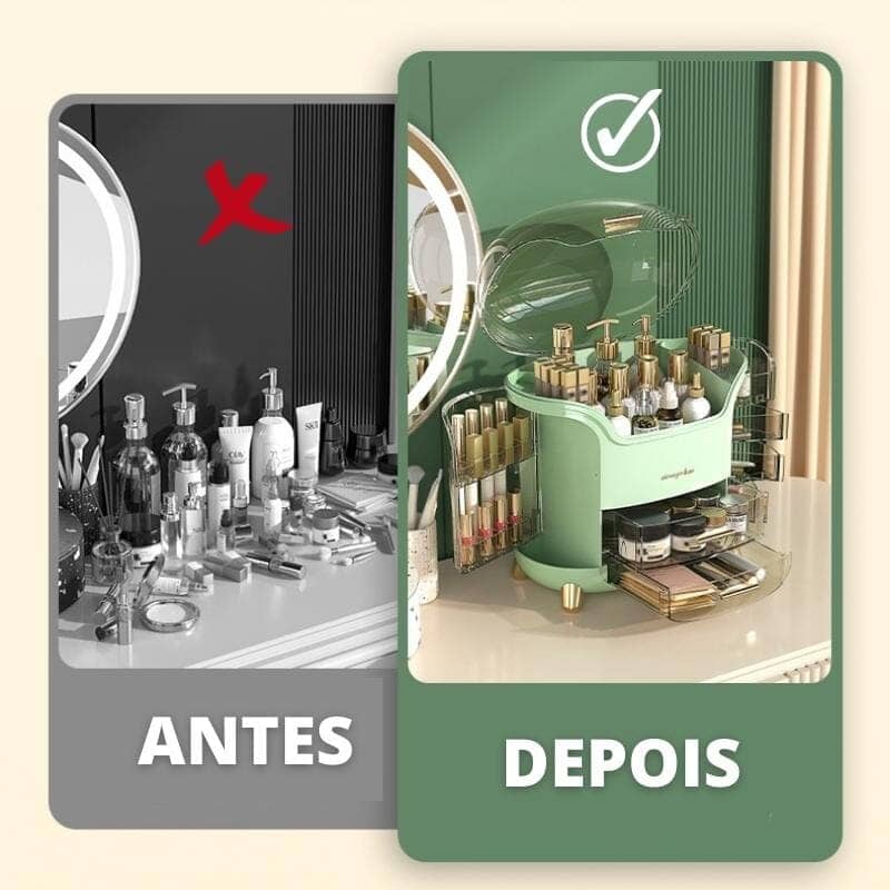 Organizador de Maquiagem e Porta Maquiagem Acrílico Polihousi Organizador de Maquiagem e Porta Maquiagem Acrílico Polihousi Design & Casa