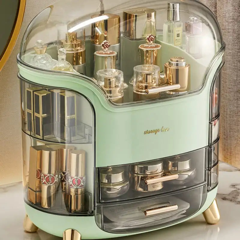 Organizador de Maquiagem e Porta Maquiagem Acrílico Polihousi Organizador de Maquiagem e Porta Maquiagem Acrílico Polihousi Design & Casa Verde