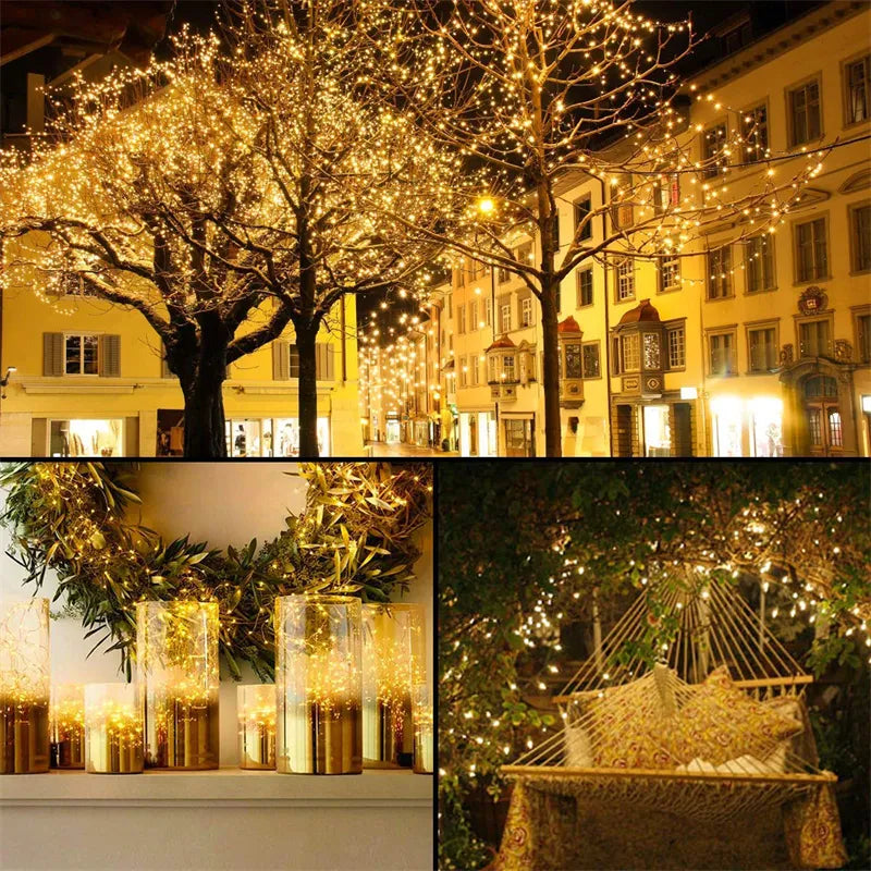 Pisca Pisca Solar LED com Fio de Cobre Natal 36 - Pisca Pisca Solar LED com Fio de Cobre Design & Casa