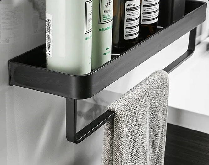 Prateleira para Banheiro - Instalação Sem Furos Banheiro 04 - Prateleira Organizadora para Banheiro Sem Furos Design & Casa