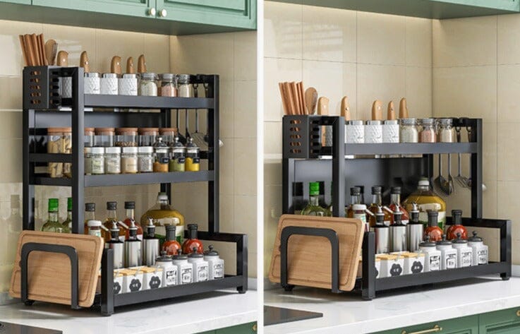 Prateleira para Cozinha em Aço Inox - 3 Andares Upsell Cozinha 12 - Prateleira para Cozinha em Aço Inox Design & Casa