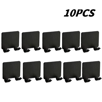 1-15PCS No-Punch Razor Holder Adhesive Razor Storage Hook Bathroom Razor Waterproof Wall Hook Bathroom Shelf Razor Holder Design & Casa Black 10PCS 