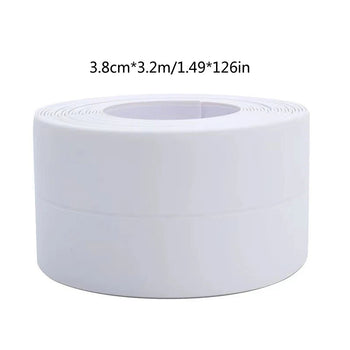 1 roll of waterproof and mold proof toilet sealing strip, kitchen bathroom self-adhesive sealing tape, bathroom waterproof tape Design & Casa 