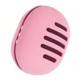 1Pcs Makeup Sponge Holder Eco-Friendly Silicone Multi-hole Beauty Blender Storage Case Travel Protable Cosmetic Puff Holder Box Design & Casa pink 