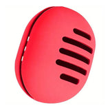 1Pcs Makeup Sponge Holder Eco-Friendly Silicone Multi-hole Beauty Blender Storage Case Travel Protable Cosmetic Puff Holder Box Design & Casa red 