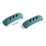 2Pcs Silicone Pan Handle Cover Heat Insulation Assist Handle Holder Grip Sleeve Kitchen Gadgets Design & Casa Green 