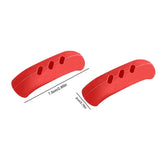 2Pcs Silicone Pan Handle Cover Heat Insulation Assist Handle Holder Grip Sleeve Kitchen Gadgets Design & Casa Red 