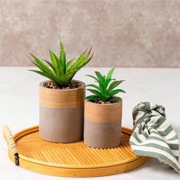 Bandeja de Rattan Redonda com Alça 35cm Coleção Decoração> Bandejas- Bandeja de Rattan Redonda com Alça 35cm Design & Casa 