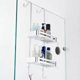 Black Hanging Bath Shelves Bathroom Shelf Organizer Nail-free Shampoo Holder Storage Shelf Rack Bathroom Basket Holder EL5018 Design & Casa 