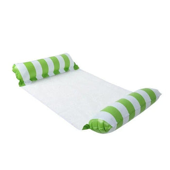 Boia de Piscina Para Deitar Cama Flutuante Coleção Jardim>Piscina-Boia de Piscina Para Deitar Cama Flutuante Design & Casa Listrado Verde 