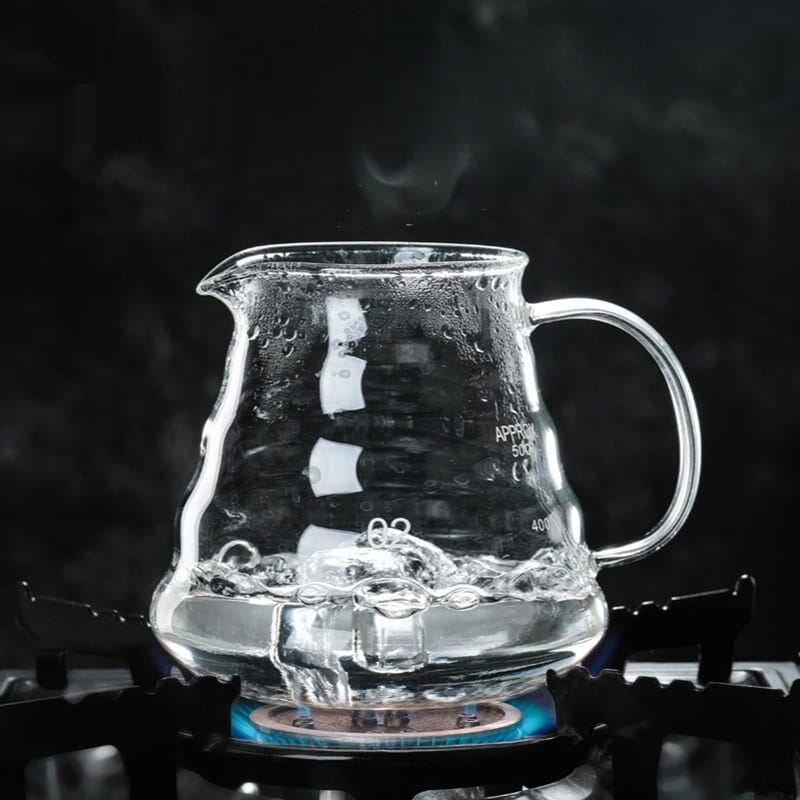 Bule de Café de Vidro Borossilicato com Coador de Café tipo Hario V60 Bule de Café de Vidro Borossilicato com Coador de Café tipo Hario V60 POLIHOUSI 