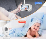 Cdycam New 3.5 inch Wireless Video Baby Monitor Night Vision Temperature Monitoring 2 Way Audio Talk Baby Nanny Security Camera Design & Casa 