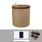 Conjunto De Potes De Cerâmica Com Marcador E Etiqueta Conjunto De Potes De Cerâmica Com Marcador E Etiqueta LightHousi 