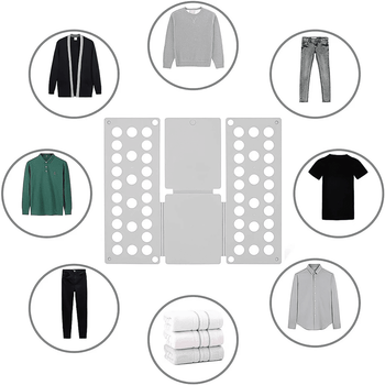 Dobrador de Roupa Dobra Fácil Branco Coleção Closet- Dobrador de Roupa Dobra Fácil Branco Design & CasaColeção Coi 