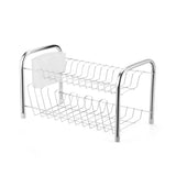 Escorredor de Louça Duplo Com Porta Talheres E Porta Copo Escorredor de Louça Duplo Com Porta Talheres E Porta Copo Design & Casa 