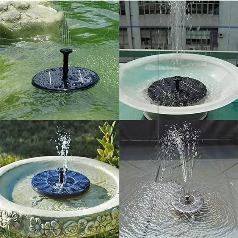 Fonte de Agua Decorativa Fonte Solar Flutuante Fonte de Agua Decorativa Fonte Solar Flutuante Design & Casa 