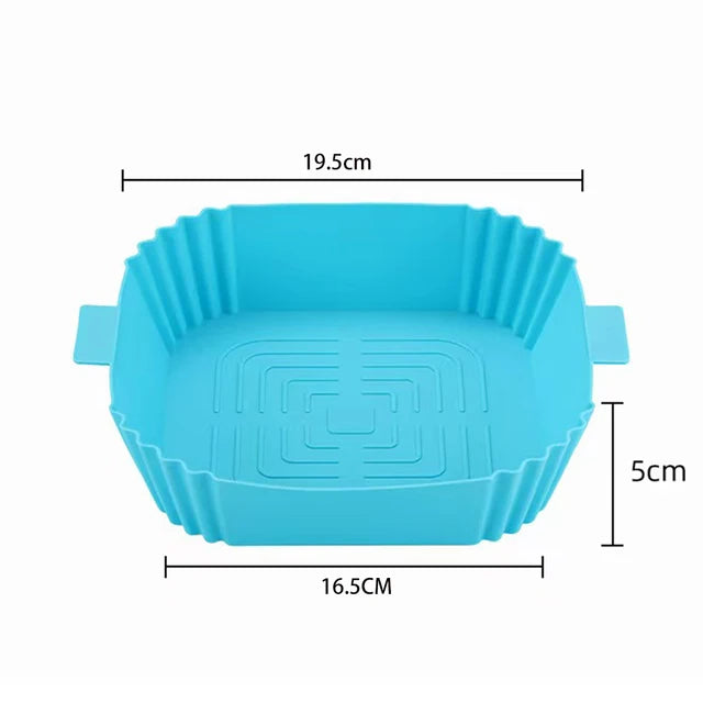 Formas De Silicone Para Airfryer Formas De Silicone 01 - Formas De Silicone Para Airfryer Design & Casa Azul Oval 