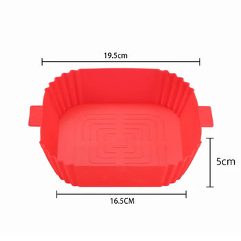 Formas De Silicone Para Airfryer Formas De Silicone 01 - Formas De Silicone Para Airfryer Design & Casa Vermelho 