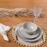 Jogo Americano Redondo Estilo Boho Chic Coleção Mesa Posta - Jogo Americano Redondo Estilo Boho Chic Design & Casa 