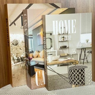 Kit 3 Livros Decorativos Porta Objetos Multiuso Kit 3 Livros Decorativos Porta Objetos Multiuso Design & Casa Decoração Com Harmonia 