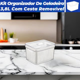 Kit 4 Potes para Mantimentos com Tampa 3,8 Litros Kit 4 Potes para Mantimentos com Tampa 3,8 Litros Design & Casa 1 Pote 