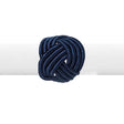 Kit Anel Guardanapo Nó Náutico Azul – 4 Peças Coleção Mesa Posta- Kit Anel Guardanapo Nó Náutico Azul – 4 Peças Design & Casa 