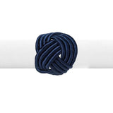 Kit Anel Guardanapo Nó Náutico Azul – 4 Peças Coleção Mesa Posta- Kit Anel Guardanapo Nó Náutico Azul – 4 Peças Design & Casa 
