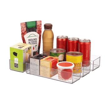 Kit Organizador De Gavetas 4 Peças Coleção Cozinha- Kit Organizador De Gavetas 4 Peças Design & Casa 