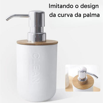 Kit para Banheiro Bambu Branco - Diversas Peças Kit para Banheiro Bambu Branco - Diversas Peças Design & Casa 