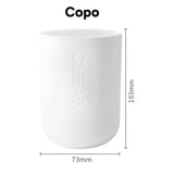 Kit para Banheiro Bambu Branco - Diversas Peças Kit para Banheiro Bambu Branco - Diversas Peças Design & Casa Copo 