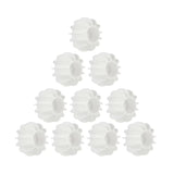 Laundry Ball Reusable Silicone Clothes Hair Cleaning Tools Pet Hair Remover Washing Machine Cat Hair Catcher Laundry Ball Design & Casa JIT-003-10PCS-White 