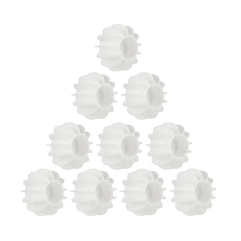 Laundry Ball Reusable Silicone Clothes Hair Cleaning Tools Pet Hair Remover Washing Machine Cat Hair Catcher Laundry Ball Design & Casa JIT-003-10PCS-White 