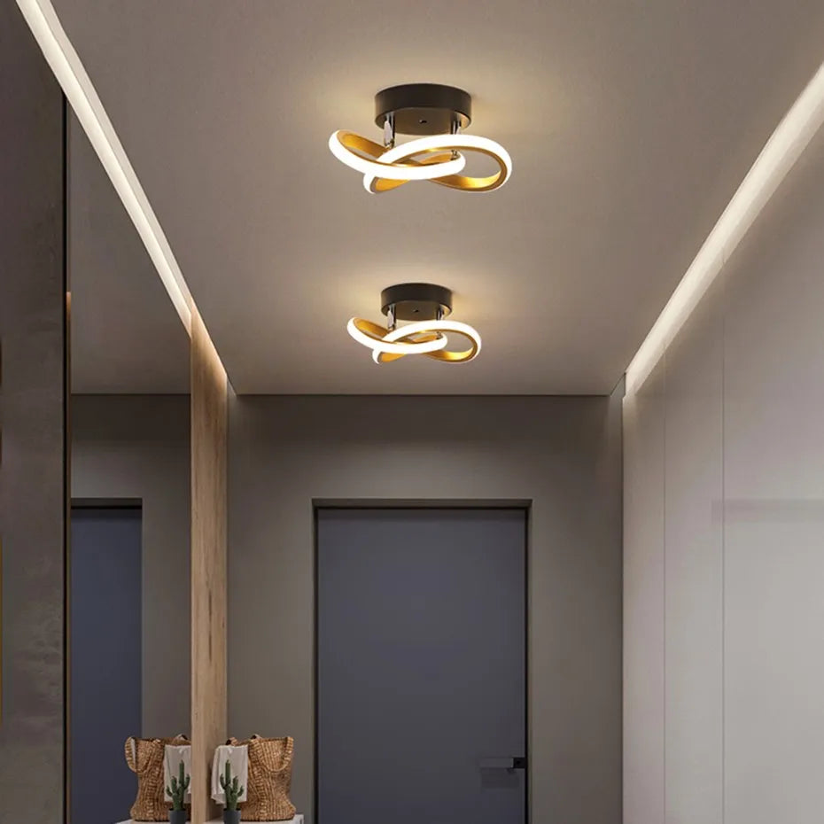 Luminária de Teto em Led Lustre 16 - Luminária de Teto em LED Design & Casa Branco - Abstrato 