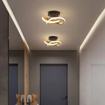 Luminária de Teto em Led Lustre 16 - Luminária de Teto em LED Design & Casa Branco - Abstrato 