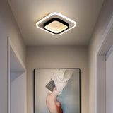 Luminária de Teto em Led Lustre 16 - Luminária de Teto em LED Design & Casa Preto - Quadrado 