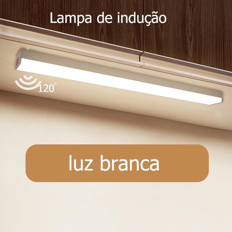 Luminária LED Sem Fio com Fixação Adesiva Luminária LED Sem Fio com Fixação Adesiva Design & Casa 