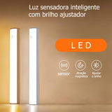 Luminária LED Sem Fio com Fixação Adesiva Luminária LED Sem Fio com Fixação Adesiva Design & Casa 